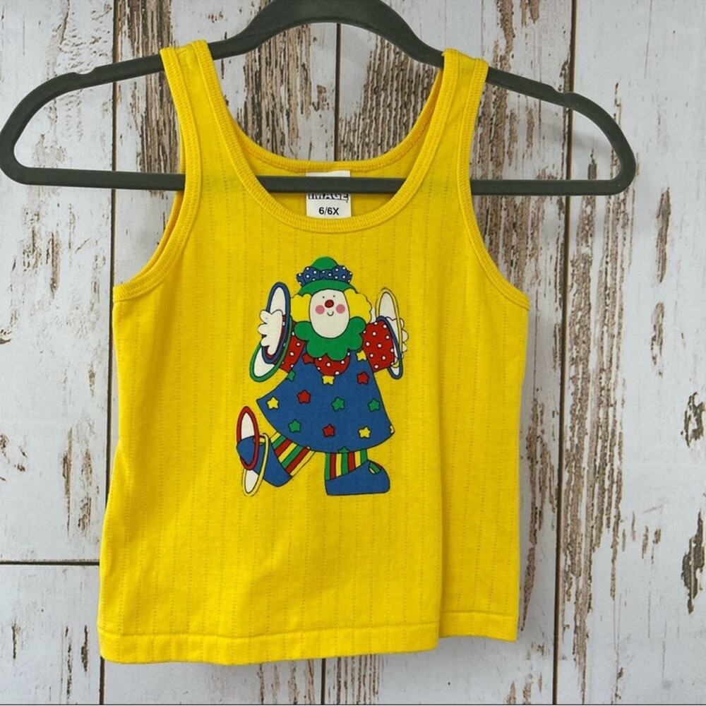Vintage, Basic Image, Handcrafted Kids Tank Top, Size 6/6X. In pristine cond!